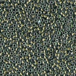 Miyuki Rocaille 8/0 Seed Beads 10 Grams 8RR229 ICL Clear/Olive Green