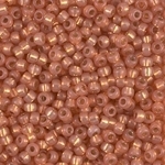 Miyuki Rocaille 8/0 Seed Beads 8RR4233 Duracoat Silver Lined Peach Miyuki Rocailles 10 Grams