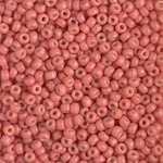 Miyuki Rocaille 8/0 Seed Beads 8RR4464 - Duracoat Opaque Dyed Rocailles - Dark Salmon Pink - 10 Grams