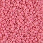 Miyuki Rocaille 8/0 Seed Beads 8RR4465 - Duracoat Opaque Dyed Rocailles - Tickle Me Pink - 10 Grams