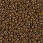 Miyuki Rocaille 8/0 Seed Beads 8RR4492 - Duracoat Opaque Dyed Rocailles - Sienna - 10 Grams