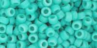 Toho 8/0 Round 8TO55F - Opaque Frosted Turquoise - 10 Grams
