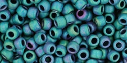 Toho 8/0 Round 8TO706 - Matte Color Iris - Teal - 10 Grams