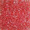 Miyuki 8/0 Triangle Beads 8TR1111 ICL Clear/Red