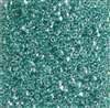 Miyuki 8/0 Triangle Beads 8TR1117 ICL Clear/Hunter Green