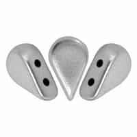 Amos par Puca : AMS58-00030-01700 - Matte Aluminum Silver - 25 Beads