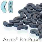 Arcos par Puca : ARC510-23980-79031 - Metallic Matte Blue - 25 Beads
