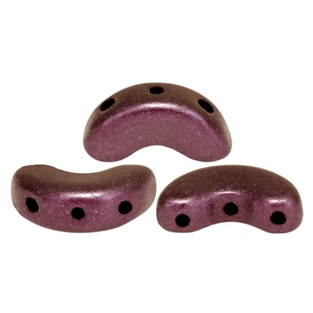 Arcos par Puca : ARC510-23980-94108 - Metallic Matte Dark Violet - 25 Beads