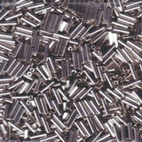 10 Grams Miyuki Bugle BGL6-194 6mm Palladium Plated