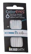 BeadSmith ColorEyes #11 Beading Needles - 6 Pieces