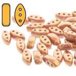 Czech Cali Beads : 3x8mm - CALI-03000-15695 - Opaque Bronze Luster - 25 Count