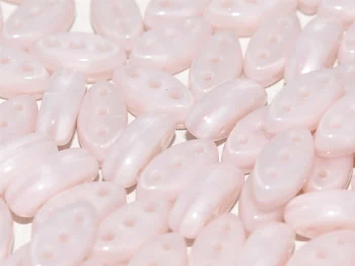 Czech Cali Beads : 3x8mm - CALI-74000 - Opaque Light Pink - 25 Count