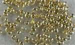 3mm Gold Plated Crimp Bead Covers - 1 Gross