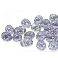 CCB8630010-26536 - Baroque 2-Hole Oval Cabochon 8x6mm - Backlit Violet Ice - 12 Count