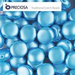CND0825019 - PRECIOSA Candy 8mm Beads - Pastel Aqua - 20 pcs