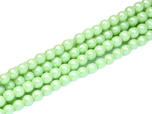 Pearl Shell Round 2mm : CP2-30021 - Mint Green - 25 pcs