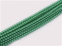 Pearl Coat Round 2mm : CP2-63586 - Pearl - Crystal Teal - 25 pcs