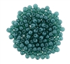 Pearl Coat Round 2mm : CP2-M25027 - Pearl - Matte - Teal - 25 pcs