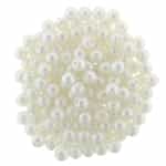 Pearl Coat Round 3mm : CP3-25001 - Pearl -Snow - 50 pcs