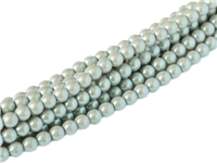 Pearl Coat Round 3mm : CP3-30003 - Pearl Shell Smoked Silver - 50 pieces