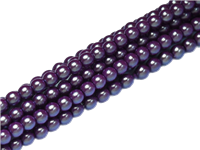 Pearl Coat Round 3mm : CP3-30016 - Pearl Shell Grape Satin - 50 pieces