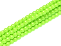 Pearl Coat Round 3mm : CP3-30022 - Pearl Shell Chartreuse - 50 pieces