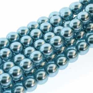 Pearl Coat Round 3mm : CP3-70437- Pearl - Cerulean - 50 pcs