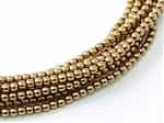 Pearl Coat Round 4mm : CP4-10146 - Antique Gold - 50 pieces