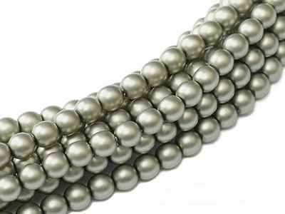 Pearl Coat Round 4mm : CP4-10269 - Powder Green - 50 pieces