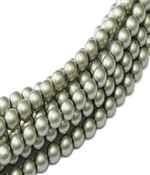 Pearl Coat Round 4mm : CP4-10269 - Powder Green - 50 pieces