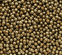 Pearl Coat Round 4mm : CP4-10270 - Brass - 50 pieces