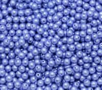 Pearl Coat Round 4mm : CP4-25015 - Baby Blue - 50 pieces