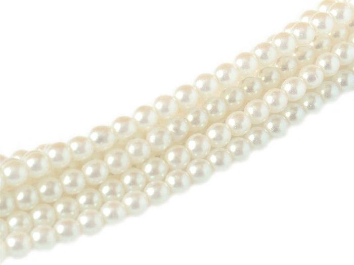 Pearl Coat Round 4mm : CP4-30000 - Pearl Shell Cloud - 50 pieces