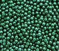 Pearl Coat Round 4mm : CP4-70959 - Deep Emerald - 50 pieces