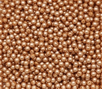 Pearl Coat Round 4mm : CP4-75415 - Tawny Satin - 50 pieces