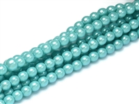 Pearl Shell Round 6mm : CP6-30019 - Catalina Blue - 25 Pearls