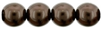 Pearl Coat Round 6mm : CP6-61705 - Pearl - Chocolate - 25 Pearls