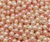 Pearl Coat Round 6mm : CP6-63003 - Dual - Pink/Cream - 25 Pearls