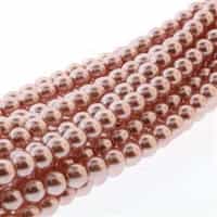 Pearl Coat Round 6mm : CP6-70417 - Pink Cocoa - 25 Pearls