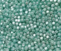 Pearl Coat Cube 4mm : CPC4-61405 - Pearl - Aqua - 25 pieces