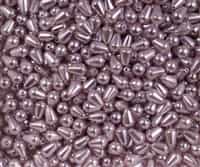 Pearl Coat - Vertical Drops 6/4mm: CPVD4-61308 - Pearl - Lilac - 25 Pieces
