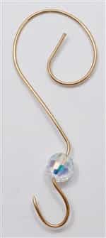 Crystal Ornament Hook - Phosphor Bronze