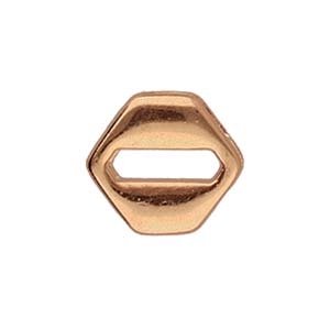 CYM-CHV-013046-RG - Sikamia Bead Connector - Rose Gold Plate - 1 Piece