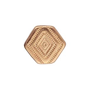 CYM-CHV-013048-RG - Malliadiko Bead Connector - Rose Gold Plate - 1 Piece