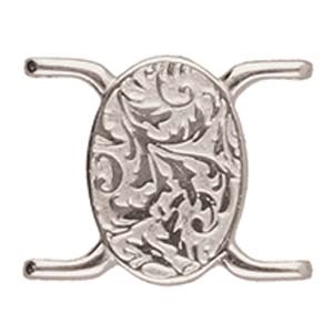 CYM-D11-013043-SP - Vouves - Miyuki 11/0 Bead Connector - Antique Silver Plate - 1 Piece