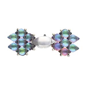 CYM-GD-012334-SP - Ralaki - GemDuo Magnetic Clasp - Antique Silver Plated -  1 Piece