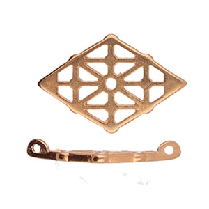 CYM-GD-012361-RG - Clima - GemDuo Connector - Rose Gold Plated - 1 Piece