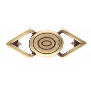 CYM-GD-013090-AB - Gyalos - GemDuo Bead Magnetic Clasp - Antique Brass Plate - 1 Piece