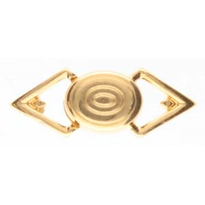 CYM-GD-013090-GP - Gyalos - GemDuo Bead Magnetic Clasp - 24K Gold Plate - 1 Piece