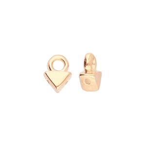 CYM-KT-012859-RG - Agali - Kite Bead Ending - Rose Gold Plated  - 1 Piece